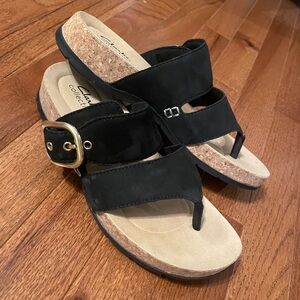 Clark's collection women's black sandals